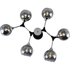 Потолочная люстра Reluce 01360-0.3-06 BK+CR 3