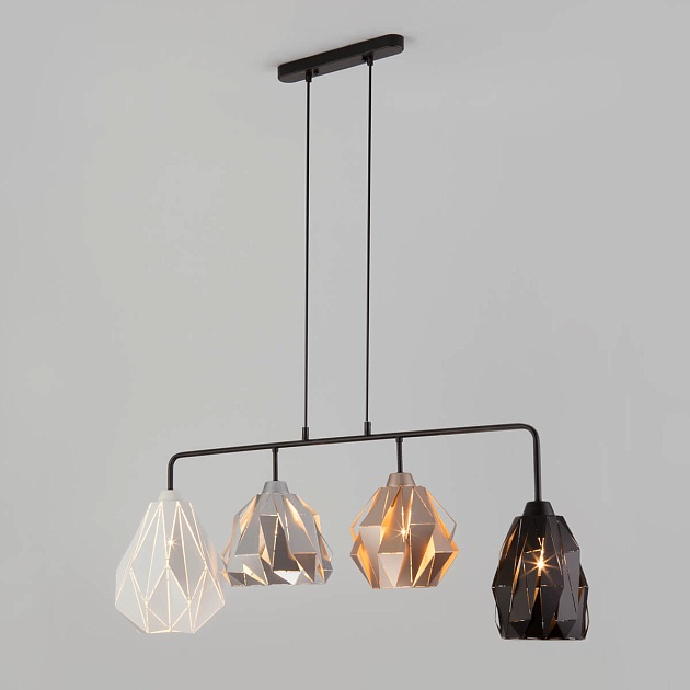 Подвесной светильник Eurosvet Moire 50090/4 черный Фото № 4