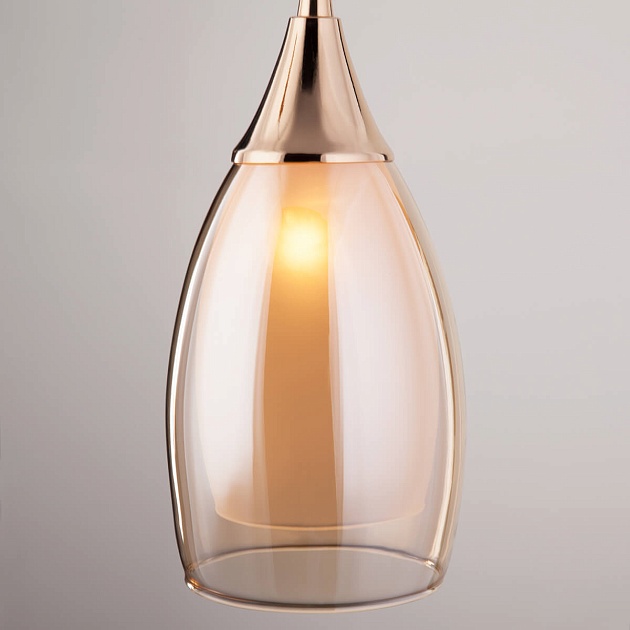 Подвесной светильник Eurosvet 50085/1 золото Фото № 4