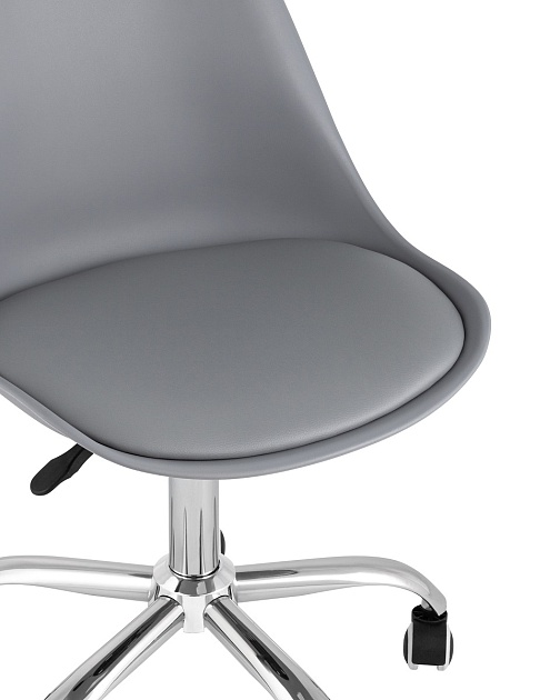 Офисный стул Stool Group BLOK пластиковый серый Y818 grey изображение 2 Офисный стул Stool Group BLOK пластиковый серый Y818 grey Фото № 2