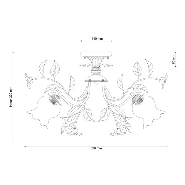 Потолочная люстра Lucia Tucci Fiori Di Rose 114.3 изображение 2 Потолочная люстра Lucia Tucci Fiori Di Rose 114.3 Фото № 2