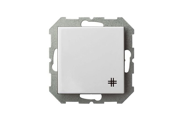 Переключатель перекрестный Liregus Epsilon белый 28-009 Фото № 3