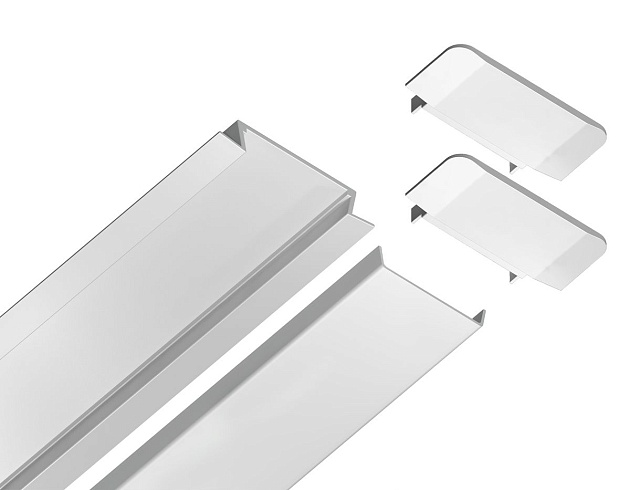 Встраиваемый профиль с рассеивателем Ambrella Illumination GP1100WH Фото № 4