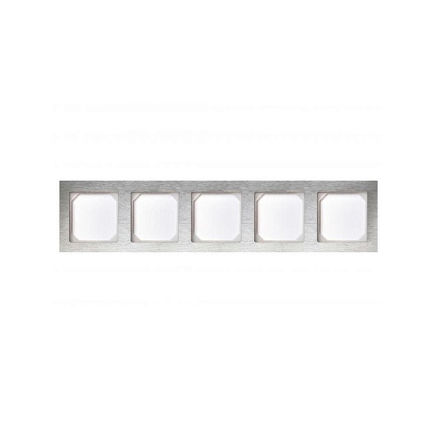 Рамка 5-постовая Liregus Epsilon сталь 28-2275 Фото № 
