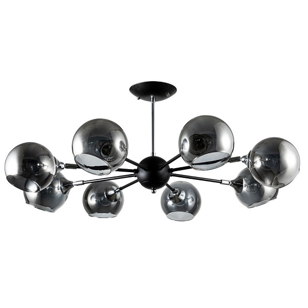 Потолочная люстра Arte Lamp Lagos A2708PL-8BK Фото № 