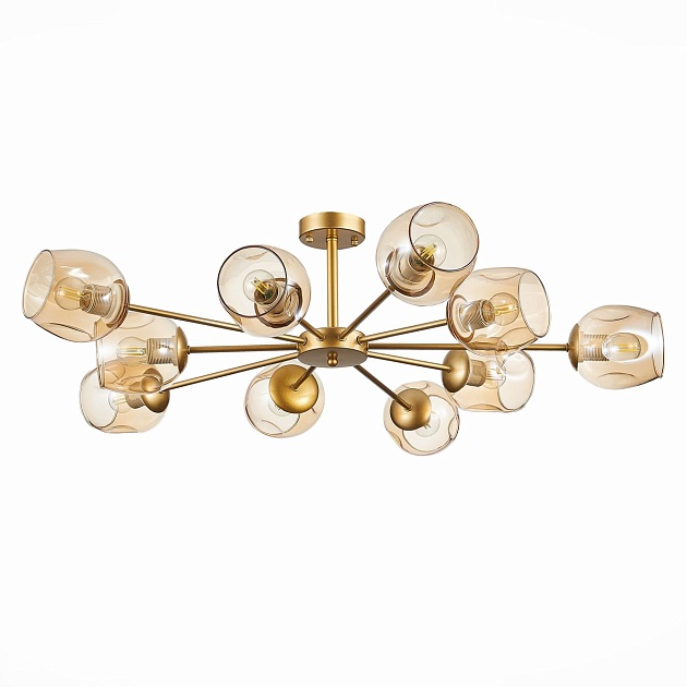 Потолочная люстра Evoluce Pallo SLE155412-10 изображение Потолочная люстра Evoluce Pallo SLE155412-10 Фото №