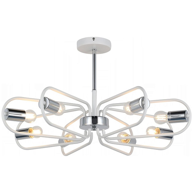 Потолочная люстра Illumico IL8253-8COU-79 WH CR изображение Потолочная люстра Illumico IL8253-8COU-79 WH CR Фото №