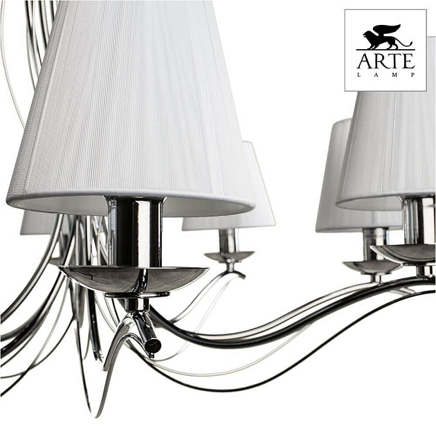 Подвесная люстра Arte Lamp Domain A9521LM-8CC Фото № 2