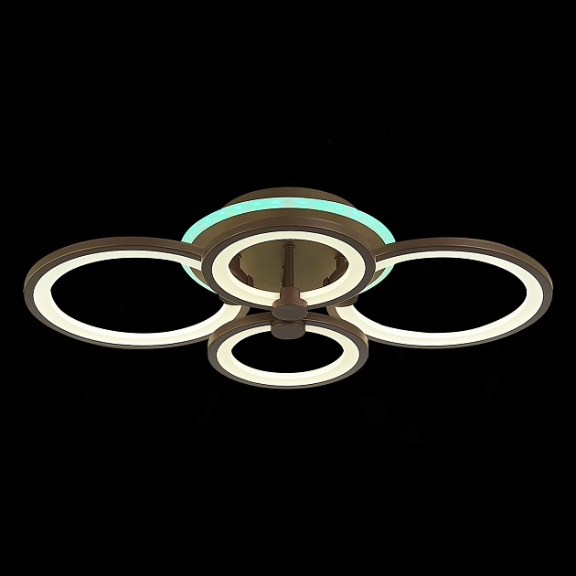 Потолочная светодиодная люстра Evoled Leto SLE200372-04RGB изображение 2 Потолочная светодиодная люстра Evoled Leto SLE200372-04RGB Фото № 2