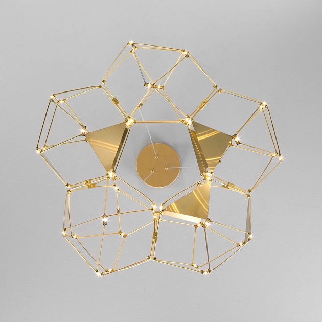 Подвесной светодиодный светильник Eurosvet Uma 90369/5 медь изображение 3 Подвесной светодиодный светильник Eurosvet Uma 90369/5 медь Фото № 3