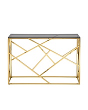 Консоль Stool Group АРТ ДЕКО 115х30 стекло smoke сталь золото ECST-015-TG-SK (115x30) 3
