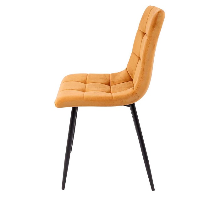 Кухонный стул AksHome Dallas горчичный, велюр 76330 изображение 9 Кухонный стул AksHome Dallas горчичный, велюр 76330 Фото № 9