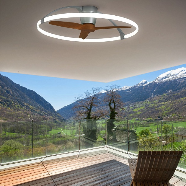 Потолочная светодиодная люстра-вентилятор Mantra Nepal 7533 Фото № 3