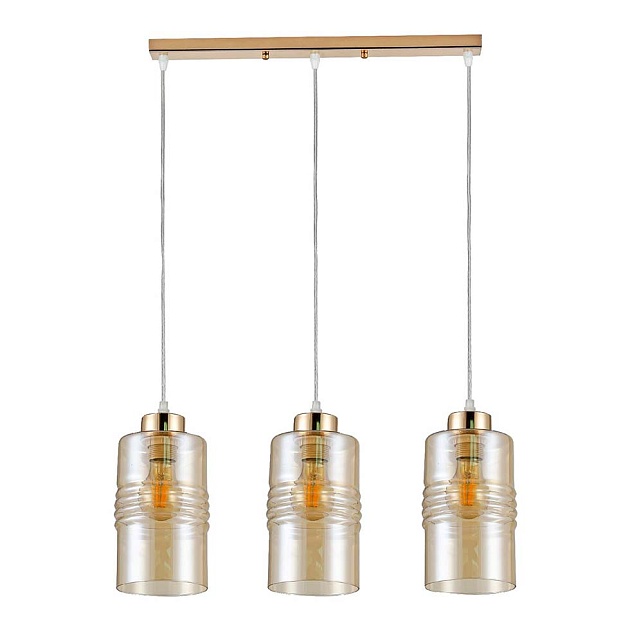 Подвесной светильник ЭкономСвет 30113/3GD AMB изображение Подвесной светильник ЭкономСвет 30113/3GD AMB Фото №