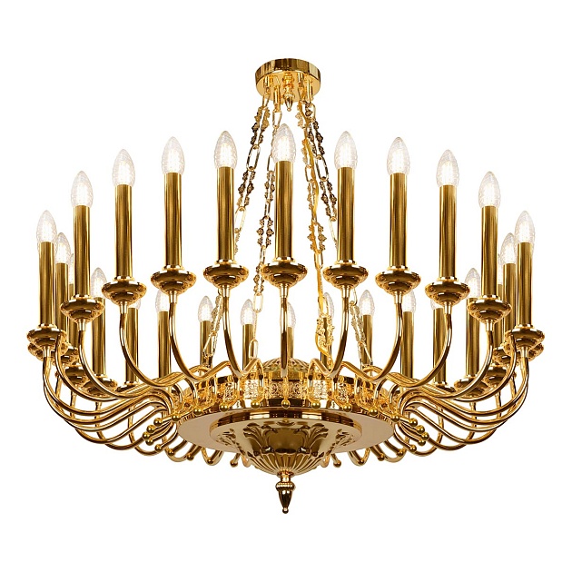 Подвесная люстра iLamp Louvre MD8551-30 GD Фото № 4