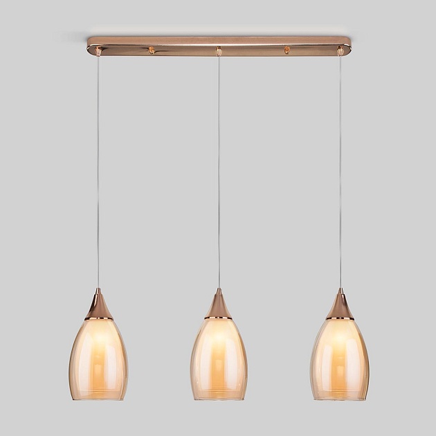 Подвесной светильник Eurosvet Cosmic 50285/3 золото Фото № 