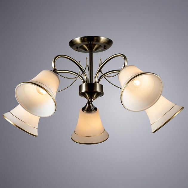 Потолочная люстра Arte Lamp Blossom A2709PL-5AB изображение 3 Потолочная люстра Arte Lamp Blossom A2709PL-5AB Фото № 3
