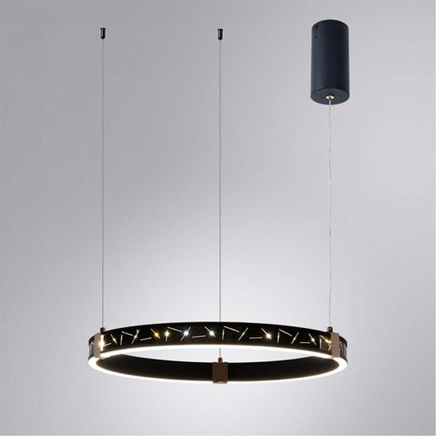 Подвесной светодиодный светильник Arte Lamp Shine A2222SP-1BK Фото № 5
