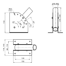 Кронштейн Gauss 903265105 1