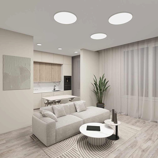 Накладной светильник Denkirs THIN DK6524-WH изображение 2 Накладной светильник Denkirs THIN DK6524-WH Фото № 2