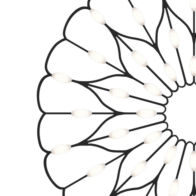 Подвесной светодиодный светильник Maytoni Volare MOD037PL-L48B Фото № 2