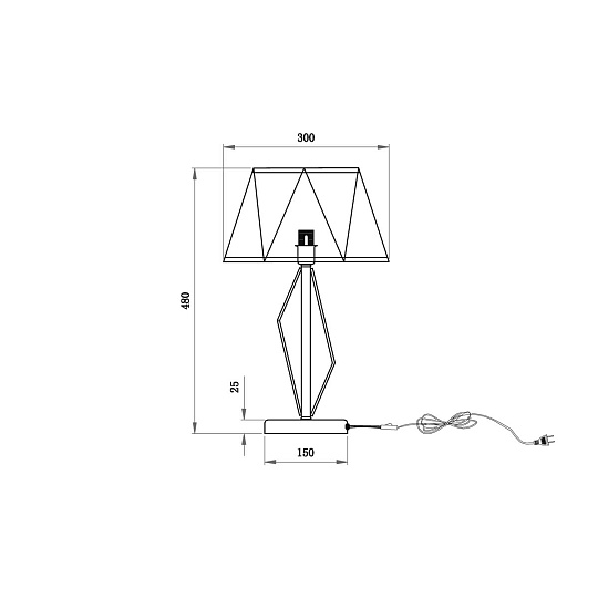 Настольная лампа Vele Luce Si VL2191N01 Фото № 3