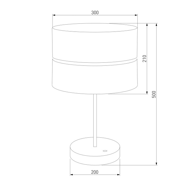 Настольная лампа TK Lighting 5472 Hilton Silver Фото № 2