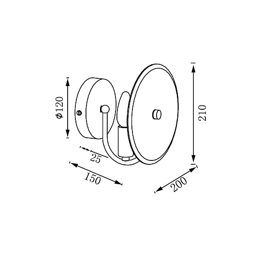 Бра Vele Luce Siena VL3223W01 изображение 5 Бра Vele Luce Siena VL3223W01 Фото № 5