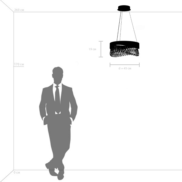 Подвесная светодиодная люстра Lightstar Helio 703143 изображение 5 Подвесная светодиодная люстра Lightstar Helio 703143 Фото № 5