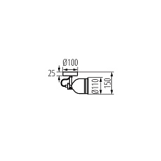 Спот Kanlux DERATO EL-1O W-SR 35641 2