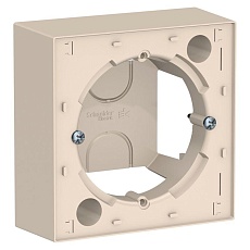 Коробка для наружного монтажа Schneider Electric AtlasDesign бежевая ATN000200