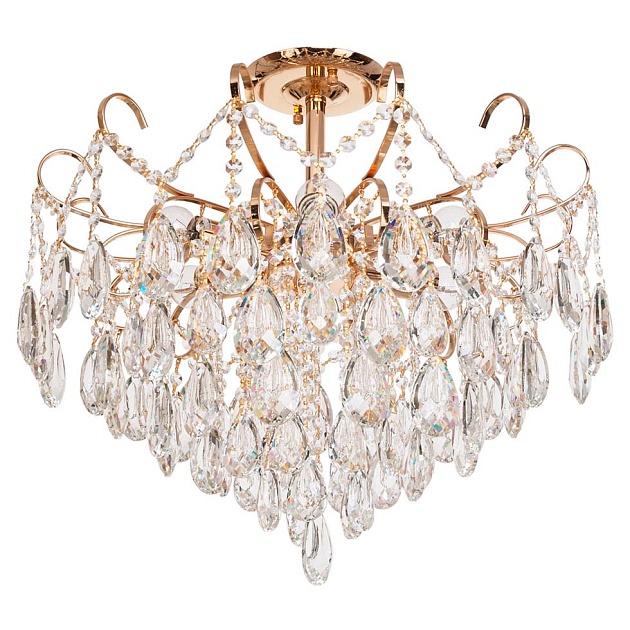 Потолочная люстра ЭкономСвет 15506/6FGD WT Фото № 