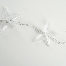 Светодиодная гирлянда Feron Занавес Звездочки 230V 5000K холодный белый 8 режимов CL25 48608 3