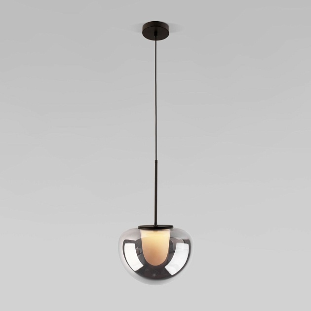 Подвесной светодиодный светильник Eurosvet Twice 90325/1 черный изображение Подвесной светодиодный светильник Eurosvet Twice 90325/1 черный Фото №