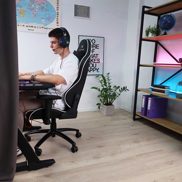 Игровое кресло AksHome Spiderman черный, экокожа 80352 изображение 15 Игровое кресло AksHome Spiderman черный, экокожа 80352 Фото № 15