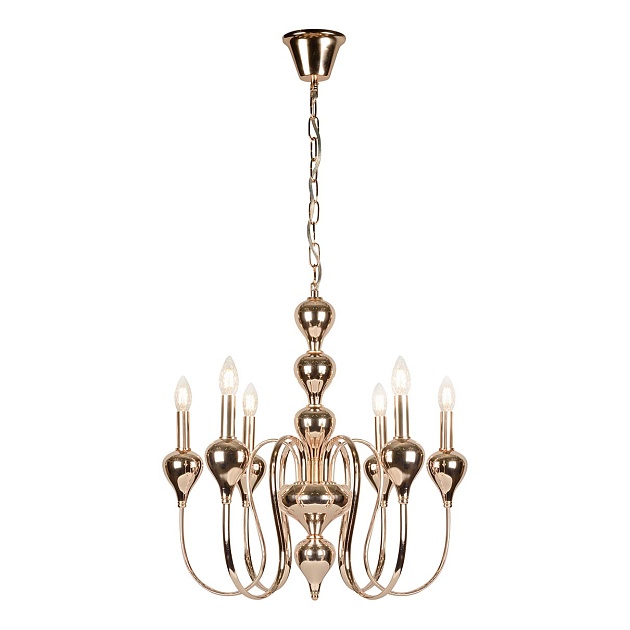 Подвесная люстра iLamp Lady 88003-6 GD Фото № 3