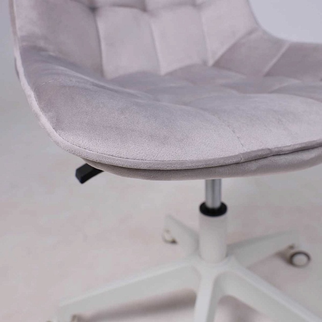 Поворотное кресло AksHome Carolyn велюр, серый 91957 изображение 12 Поворотное кресло AksHome Carolyn велюр, серый 91957 Фото № 12