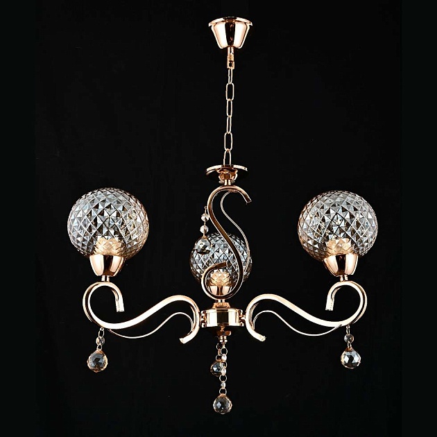 Подвесная люстра ЭкономСвет 13158/3FGD TEA Фото № 