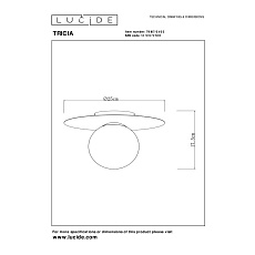 Потолочный светильник Lucide TRICIA 79187/01/02 1