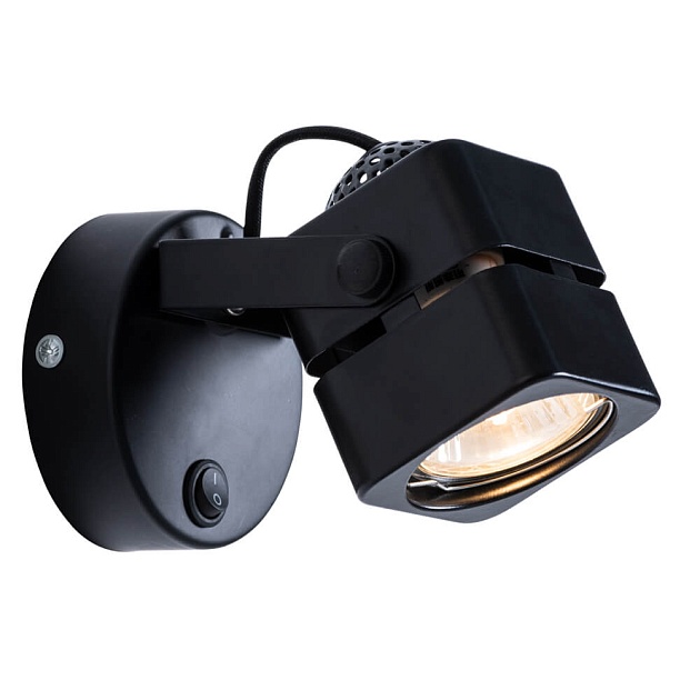 Настенный светильник Arte Lamp A1315AP-1BK Фото № 