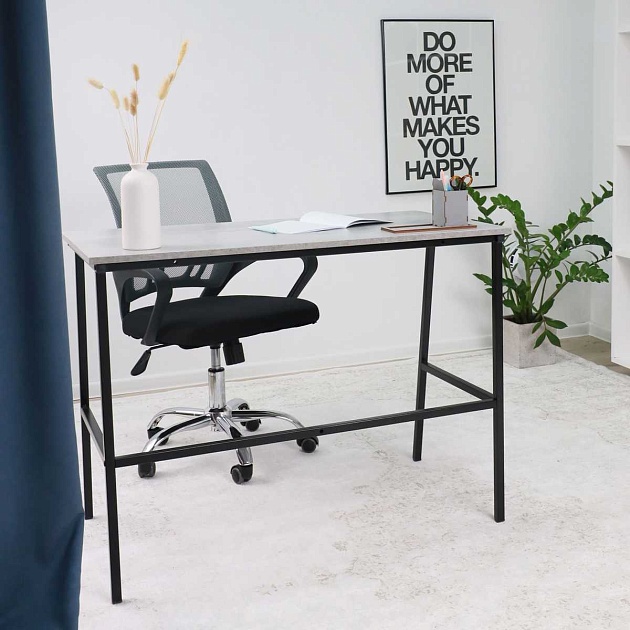 Письменный стол AksHome Ruby бетон, лдсп 80040 изображение 6 Письменный стол AksHome Ruby бетон, лдсп 80040 Фото № 6