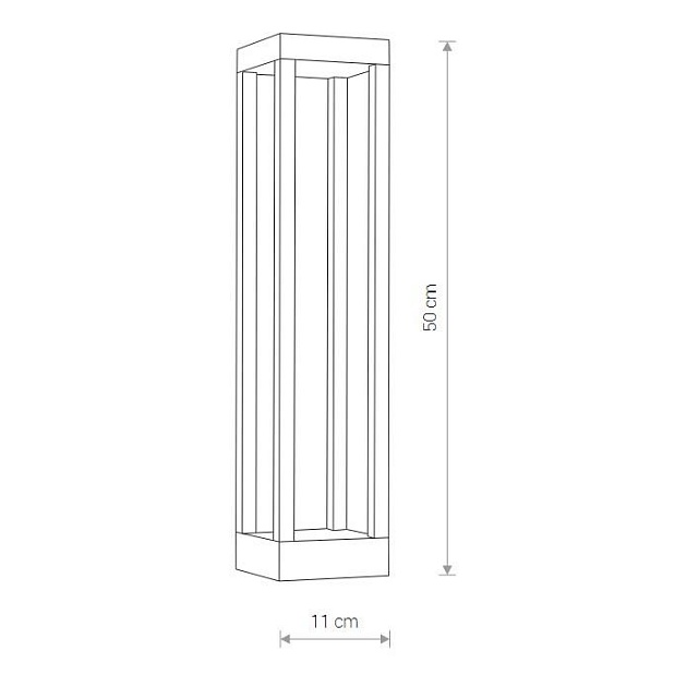 Уличный светодиодный светильник Nowodvorski Structure Led 8145 изображение 2 Уличный светодиодный светильник Nowodvorski Structure Led 8145 Фото № 2