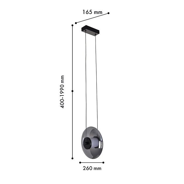 Подвесной светодиодный светильник Favourite Rulle 4373-1P изображение 2 Подвесной светодиодный светильник Favourite Rulle 4373-1P Фото № 2