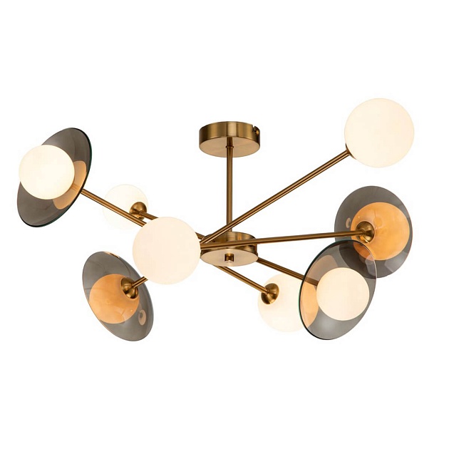 Потолочная люстра Indigo Jazz 11020/8C Brass V000164 изображение Потолочная люстра Indigo Jazz 11020/8C Brass V000164 Фото №