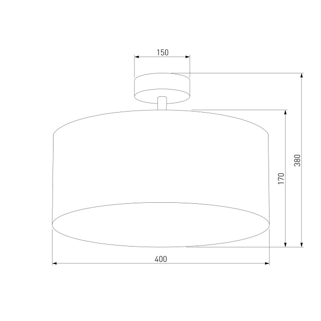 Потолочный светильник TK Lighting 4031 Rondo Beige Фото № 2