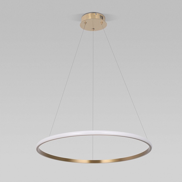 Подвесной светодиодный светильник Eurosvet Collars 90264/1 латунь Фото № 2