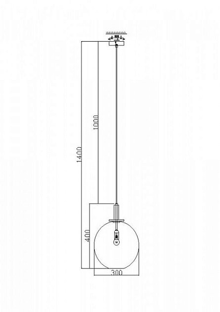 Подвесной светильник Freya Moke FR4007PL-01BT Фото № 2
