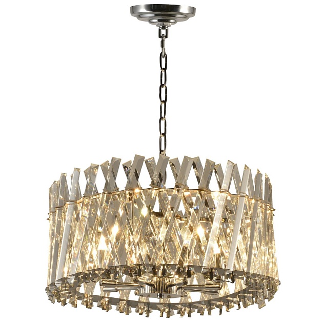 Подвесная люстра Natali Kovaltseva Crown 81434/8C Chrome Фото № 