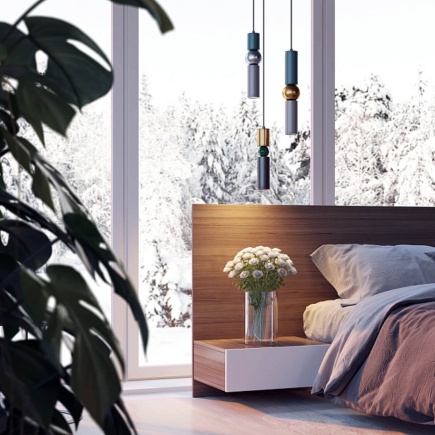 Подвесной светодиодный светильник Odeon Light L-vision Sakra 4070/5L Фото № 5