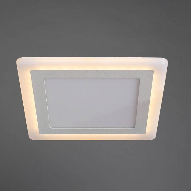 Встраиваемый светодиодный светильник Arte Lamp Vega A7516PL-2WH Фото № 6